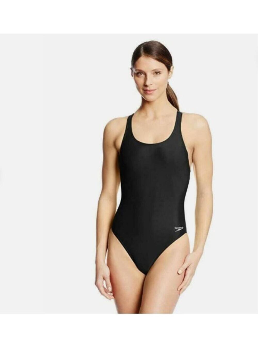 Speedo Women's Super ProLT One Piece Swimsuit Black Size 10 US 36 EU Durable Pro